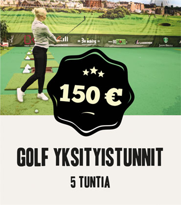 Golfkeskus lahjaidea yksityistunnit